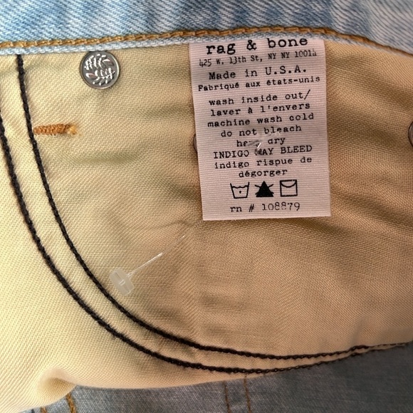 Rag & Bone Cut Off Denim Shorts! - Picture 5 of 5